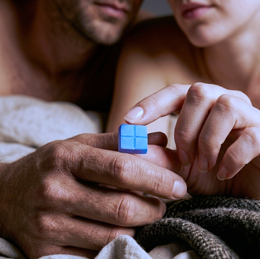Hand holding DirectMax tablet